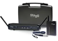 STAGG SUW 30 GBS B EU - беспроводная инструментальная (гитара/бас-гитара) UHF радиосистема с фиксированной частотой приемника. Частота: 863.4 МГц
