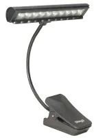 STAGG MUS-LED 10 -  мультифункциональная подсветка на светодиодах, "прищепка" длина шеи 28 см, питание 3x AA/1.5V или от USB