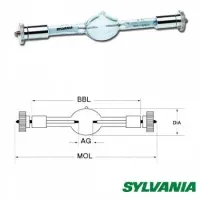 Sylvania BA1200DE S7.2 Gold(MSR1200SA/DE) лампа газоразрядная, 1200W
