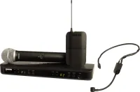SHURE BLX1288E/PG30 K3E 606-630 MHz двухканальная радиосистема с ручным передатчиком PG58 и гарнитурой PG30
