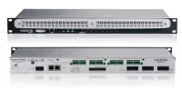 Biamp Vocia VI-8 - 8-канальный сетевой модуль аналоговых аудиовходов (для подключения пейджинговых микрофонов с кнопкой Push-to-Talk) для работы по протоколу CobraNet. DSP процессор. Порт RJ45. 8 логических входов, 4 логических выхода. 1U