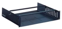 QUIK LOK RS672 рэковая полка с фиксаторами-перекладинами для крепления нестандартных приборов, высота 2U