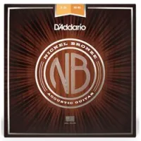 D`addario nb1256  струны для акустической гитары никелированная бронза, light/ medium 12-56