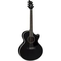 NDX-20-BK NDX Series Электро-акустическая гитара, с вырезом, черная, Cort