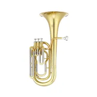 Jupiter JBR730 Баритон Bb, мензура 13.5мм, раструб 242мм, 3-х помповый, мундштучная трубка томпак, корпус желтая медь, лакированный, кейс JKC-BR58UA