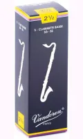 Bass clarinet reeds Vandoren CR1225 - Traditional bass clarinet reed with strength 2.5. Price per pack of 5 pieces