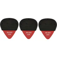 FENDER MOJO GRIP 3 PK DELRIN 96 набор медиаторов, 3 штуки, толщина 0,96 мм