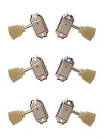 SD90-SL-N-L3+R3 Колки для гитары 3+3, никель, Gotoh
