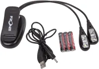 FZONE FL-9027 BLACK - подсветка для пюпитра