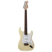 ASHTONE ST - 100 -STRAT WH корпус - ольха, 22  лада , S - S - S , Vintage  Tremolo, цвет белый