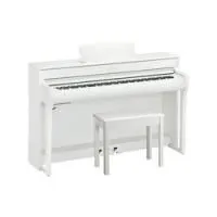Yamaha clp-735 wh  цифровое пианино с банкеткой, grandtouch-s, 38 тембров