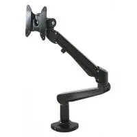FORMING FUNCTION 4385505009- Настольный шарнирный кронштейн серии STOCKHOLM для 1 монитора с газопружинным амортизатором, макс. нагрузка 8 кг, зажим, черный