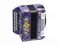 BN-42-PR Баян "Тула" 40х60-1, детский, фиолетовый, Тульская Гармонь