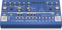 Behringer TD-3-BU басовый синтезатор, встроенный дисторшн, VCO, VCF, VCA, 16-шаговый секвенсор, 16 г
