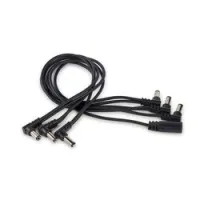 Rockboard flat daisy chain dc6 a  разветвитель 9в питания пассивный (кабель) 1 на 6, угловой