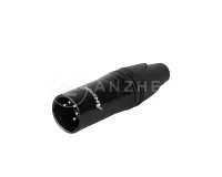 Anzhee XLR-5-M Black - 5 – ти контактный кабельный разъем типа XLR "папа"