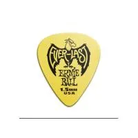 ERNIE BALL 9195 - медиатор Everlast делриновый нескользящий, 1,5 мм, жёлтый