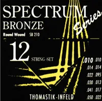 THOMASTIK Spectrum SB210 струны для двенадцатиструнной гитары 10-50, бронза