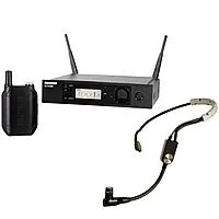 Shure glxd14e/sm35-z2. цифровая радиосистема shure с головным микрофоном sm35