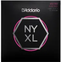 D`addario nyxl45130  струны для пятиструнной бас гитары long, light, 45-130