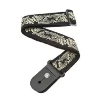 Planet waves 50a04  world tour гитарный ремень, 50мм, полипропилен, "rainforest", кожаные наконечник