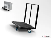 Тележка для перевозки кабин серий audipack silent 9600/9700
