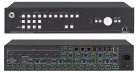 Kramer [vp-554x] счетверенный масштабатор hdmi, hdbaset, vga в hdmi / hdbaset с эмбедированием/деэмбедированием аудио; поддержка 4к60 4:4:4, cec, усилитель мощности аудио