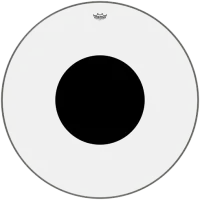 Пластик для большого барабана Remo Controlled Sound Clear Top Black Dot CS-1336-10