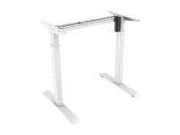 ErgoFount BSSD-L10-18/12 W- Основание стола для работы стоя и сидя с электроприводом на телескопических опорах 710–1210 мм, макс. нагрузка 70 кг, белое