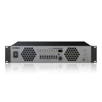 Yamaha XMV8140 - Трансляционный усилитель мощности, D-Класс; 8-канальный, 4Ом-8х140Вт/4х280В, 8Ом-8х140/4х280В, 100/70В - 8х125Вт; вх.разъемы 4х Euroblock, 2хRJ45 (YDIF вх./вых.); вых. разъемы винтовые клеммы, ШхВхГ 480х88х422 мм, 10,1кг