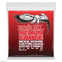 ERNIE BALL 2204 Nickel Wound Medium 13-56 - Струны для электрогитары