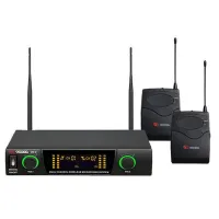 VOLTA US-2H (725.8/710.2) Образец не для продажи Микрофонная радиосистема с двумя головными микрофонами UHF диапазона (700-860 мГц) с фиксированной частотой. LCD-дисплей, True Diversity, Plug&play.