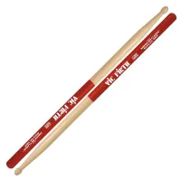 VIC FIRTH ROCKVG - барабанные палки, c антискользящим покрытием и деревянным наконечником, материал-гикори,длина 16"5/8, диаметр 0,630", серия American Classic