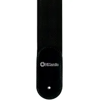 DIMARZIO 2 INCH NYLON STRAP W/LEATHER ENDS BLACK DD3100NBK гитарный ремень, цвет чёрный
