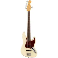 FENDER AM PRO II J BASS V RW OWT бас-гитара, цвет Olympic White