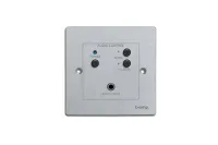 Настенная панель управления BIAMP [ACPR] (APART) для активных АС SDQ5PIR: вкл./выкл., регулировка громкости. Mic вх. (jack 6.3мм) и line стерео-вх. (mini-jack). INPUT SWITCH - выбор источника. CAT5. Монтируется в стену (монтажные боксы E-MODIN и N-MODIN)