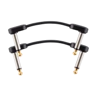 PW-FPRR-202 Custom Series Flat Инструментальный патч-кабель, 2шт, 5см, D'Addario