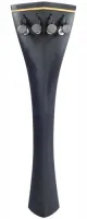 1/2 cello tailpiece Acura Meister Preciso CT-OTH68N - Grade Preciso Hill ebony tailpiece with bone saddle with installed fine tuners for 1/2 cello