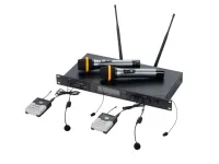 LAUDIO LS-804-MH Вокальная радиосистема, 2 ручных передатчика, 2 головных...