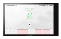 7-дюймовый сенсорный экран  Crestron [TSW-770-B-S] для настенного монтажа, черный гладкий