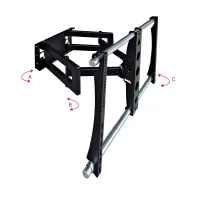 Крепеж настенный для монитора 63" OMB REACHSTOP (black)