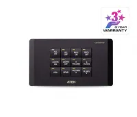 ATEN VK02001 - 12-кнопочный контроллер управления (стандарт EU, 2 Gang), цвет черный