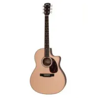 Larrivee lv-03 bhilwara/ moon top  акустическая гитара с кейсом, дредноут с вырезом, цвет натуральный