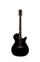 046188 Doyle Dykes Multiac Steel HG Электро-акустическая гитара, черная, с чехлом, Godin