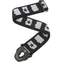 Planet waves 50plc01  гитарный ремень с системой planet lock, текстиль, "rockstar"