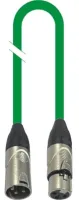 FORCE FMC-05/10 GR - Шнур микрофонный XLR (F)- XLR(M) , длина 10 метров, цвет зелёный