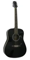 COLOMBO LF - 4110 / BK - Акустическая «Вестерн» гитара , верх - ель , низ и обечайка - липа , накладка - палисандр, цвет черный