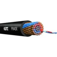 Klotz PW04X  мультикор-кабель, 4 пары, для больших дистанций, 4 x 2 x 0,22мм, экран фольга, черный
