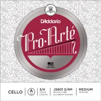 Струна A для виолончели 3/4 D'Addario Pro-Arté J5901 3/4M