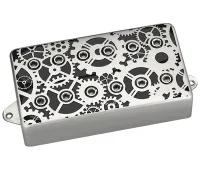 DiMarzio DP262F Dark Matter Neck звукосниматель F-Spaced, хамбакер, крышка рисунок SteveVai clock